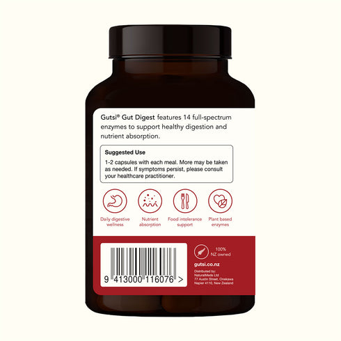Gut Digest 12 Capsules-Gutsi-Matakana Pharmacy